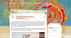 Desktop Screenshot of justaminutejamie.wordpress.com