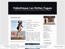 Tablet Screenshot of petitesfugues.wordpress.com