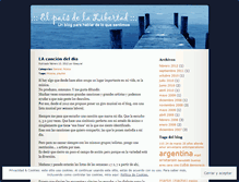 Tablet Screenshot of elpaisdelalibertad.wordpress.com