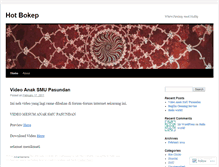 Tablet Screenshot of hotbokep.wordpress.com