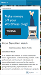 Mobile Screenshot of demolitionwatch.wordpress.com