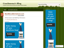 Tablet Screenshot of coachmona.wordpress.com