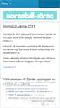 Mobile Screenshot of hornstulljarna.wordpress.com