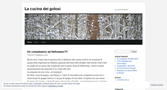 Desktop Screenshot of lacucinadeigolosi.wordpress.com