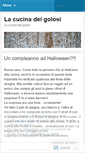 Mobile Screenshot of lacucinadeigolosi.wordpress.com