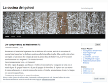 Tablet Screenshot of lacucinadeigolosi.wordpress.com