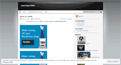 Desktop Screenshot of espacioperdido.wordpress.com