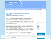 Tablet Screenshot of farmaciadelfuturo.wordpress.com