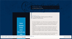 Desktop Screenshot of mallimbo.wordpress.com