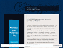 Tablet Screenshot of mallimbo.wordpress.com