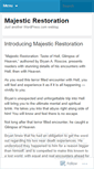 Mobile Screenshot of majesticrestoration.wordpress.com