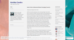 Desktop Screenshot of kartikacandra.wordpress.com