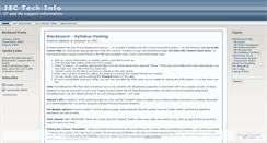Desktop Screenshot of jsctechinfo.wordpress.com