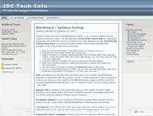 Tablet Screenshot of jsctechinfo.wordpress.com