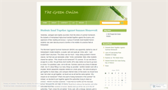 Desktop Screenshot of greenonion.wordpress.com