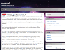 Tablet Screenshot of andconsult.wordpress.com