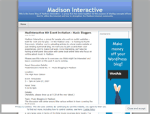 Tablet Screenshot of madinteractive.wordpress.com