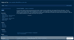 Desktop Screenshot of harptea.wordpress.com