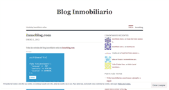 Desktop Screenshot of inmoblog.wordpress.com