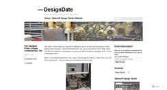 Desktop Screenshot of designdate.wordpress.com