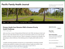 Tablet Screenshot of pacificfamilyhealth.wordpress.com