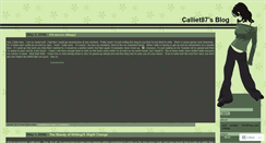 Desktop Screenshot of calliet87.wordpress.com