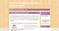 Desktop Screenshot of obatsakitpinggangyangamanuntukibuhamil11.wordpress.com