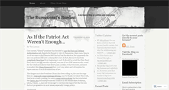 Desktop Screenshot of bureaucratsburden.wordpress.com