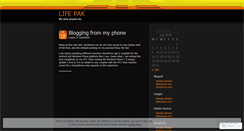 Desktop Screenshot of lifepak.wordpress.com