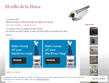Tablet Screenshot of elrollodelafisica.wordpress.com