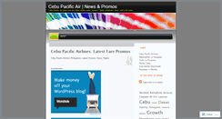 Desktop Screenshot of cebupacificair.wordpress.com