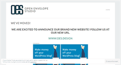 Desktop Screenshot of openenvelopestudio.wordpress.com