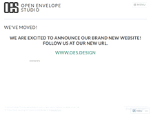 Tablet Screenshot of openenvelopestudio.wordpress.com