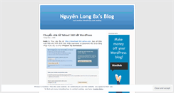 Desktop Screenshot of nguyenlong8x.wordpress.com