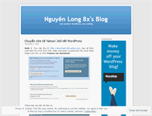 Tablet Screenshot of nguyenlong8x.wordpress.com