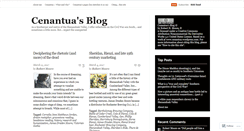 Desktop Screenshot of cenantua.wordpress.com