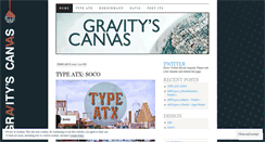 Desktop Screenshot of gravityscanvas.wordpress.com