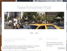 Tablet Screenshot of newyorkshirepost.wordpress.com