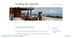 Desktop Screenshot of feedingmyappetite.wordpress.com