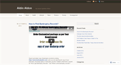 Desktop Screenshot of aldinaldon66.wordpress.com