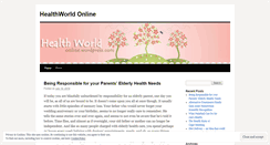 Desktop Screenshot of healthworldonline.wordpress.com