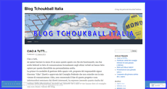 Desktop Screenshot of blogtchoukballitalia.wordpress.com