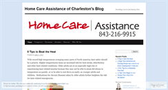 Desktop Screenshot of charlestonhomecare.wordpress.com