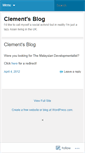 Mobile Screenshot of clementchew88.wordpress.com