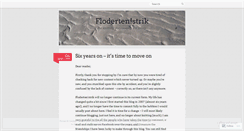 Desktop Screenshot of floderten.wordpress.com