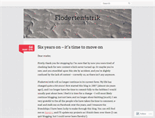 Tablet Screenshot of floderten.wordpress.com