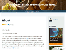 Tablet Screenshot of amitgharat.wordpress.com