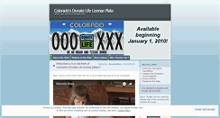 Desktop Screenshot of donatelifeco.wordpress.com