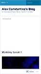 Mobile Screenshot of alexconstantinesblog.wordpress.com