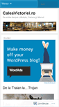 Mobile Screenshot of caleavictoriei.wordpress.com